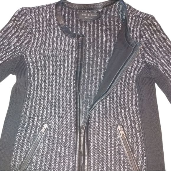 Rag & Bone Zip Up Sweater Jacket - Picture 11 of 16